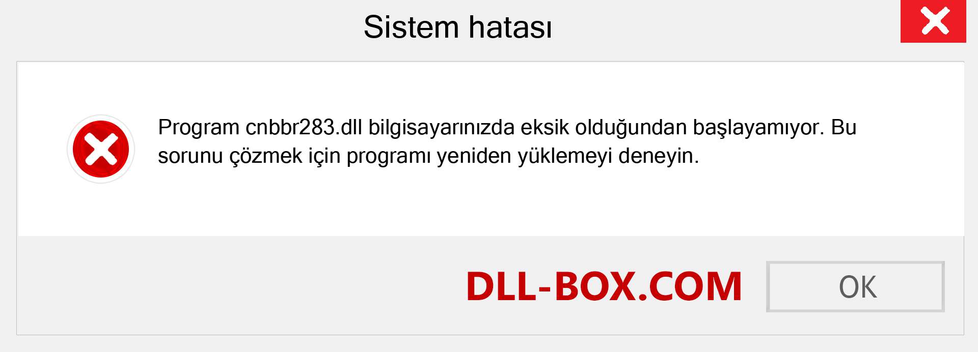 cnbbr283.dll dosyası eksik mi? Windows 7, 8, 10 için İndirin - Windows'ta cnbbr283 dll Eksik Hatasını Düzeltin, fotoğraflar, resimler